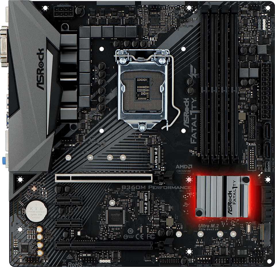 Asrock Fatal1ty B360m Performance Motherboard Specifications On Motherboarddb